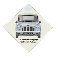 Austin Mini Pick-up (with tilt) 1961-69 Car Window Hanging Sign